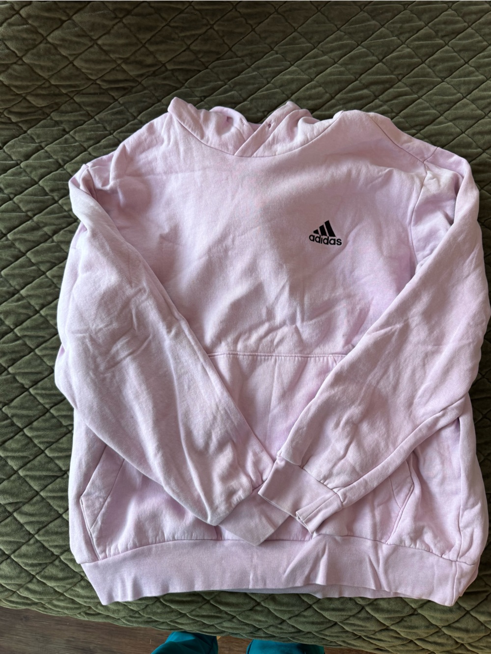 adidas Light Purple hoodie with Logo